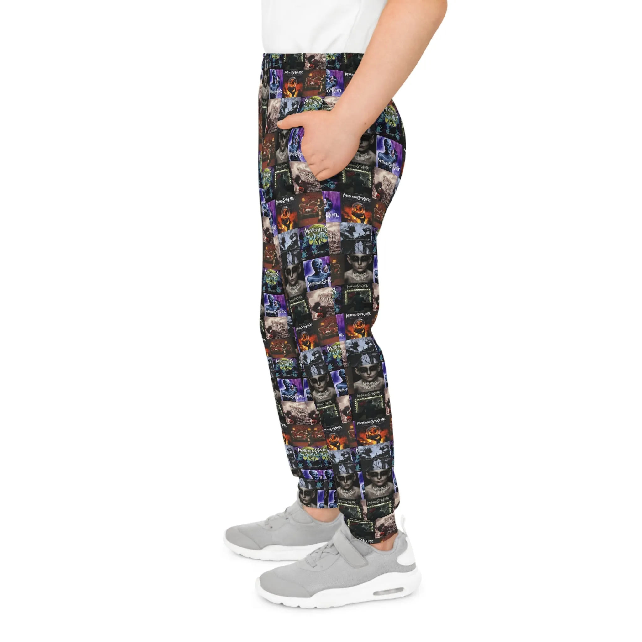 Motionless In White Album Cover Collage Youth Joggers
