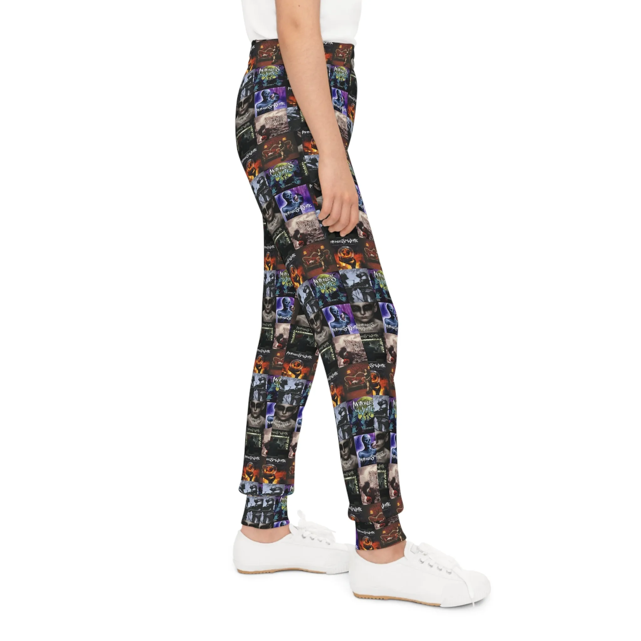 Motionless In White Album Cover Collage Youth Joggers