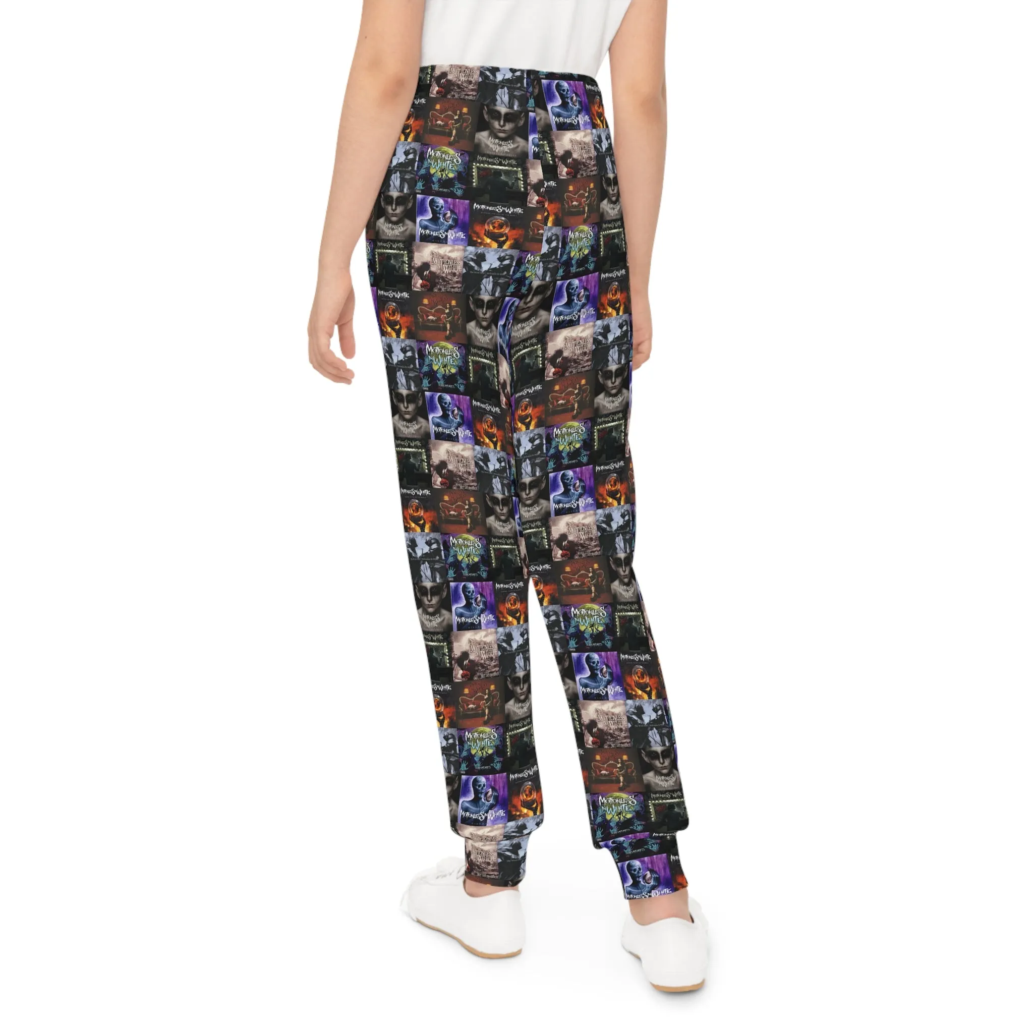 Motionless In White Album Cover Collage Youth Joggers