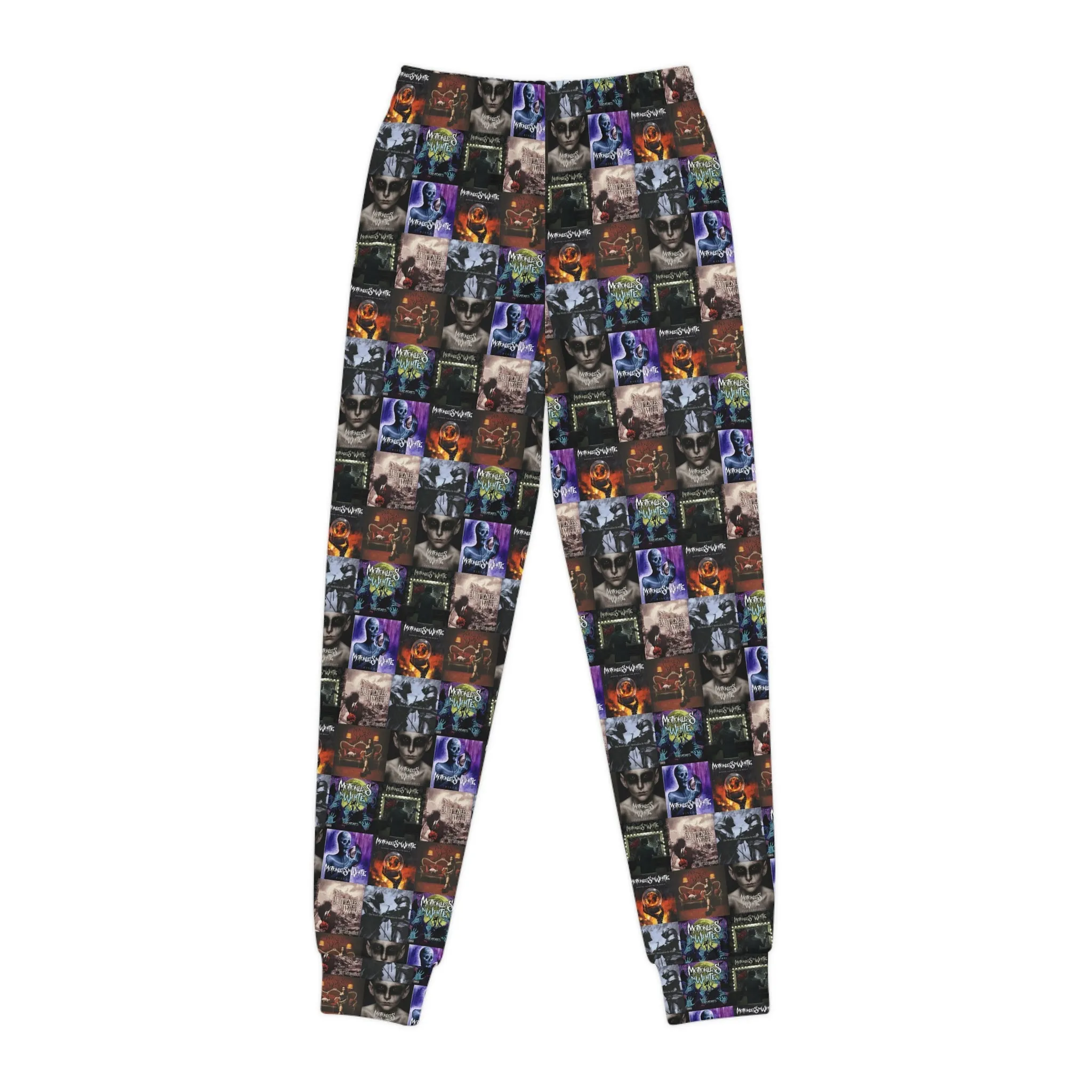Motionless In White Album Cover Collage Youth Joggers