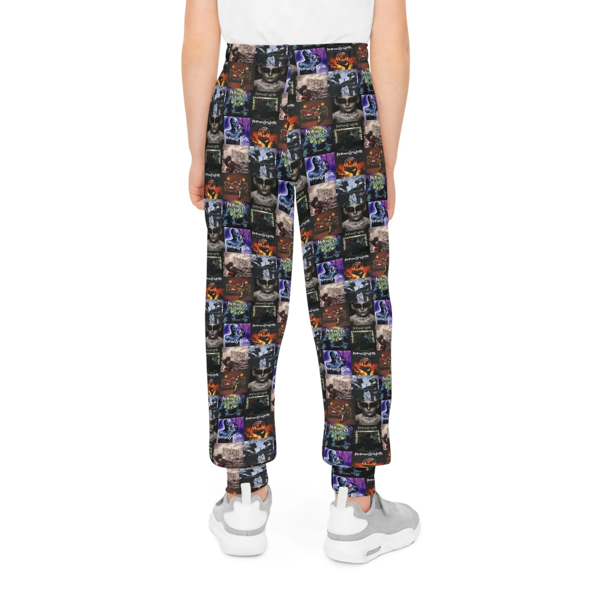 Motionless In White Album Cover Collage Youth Joggers