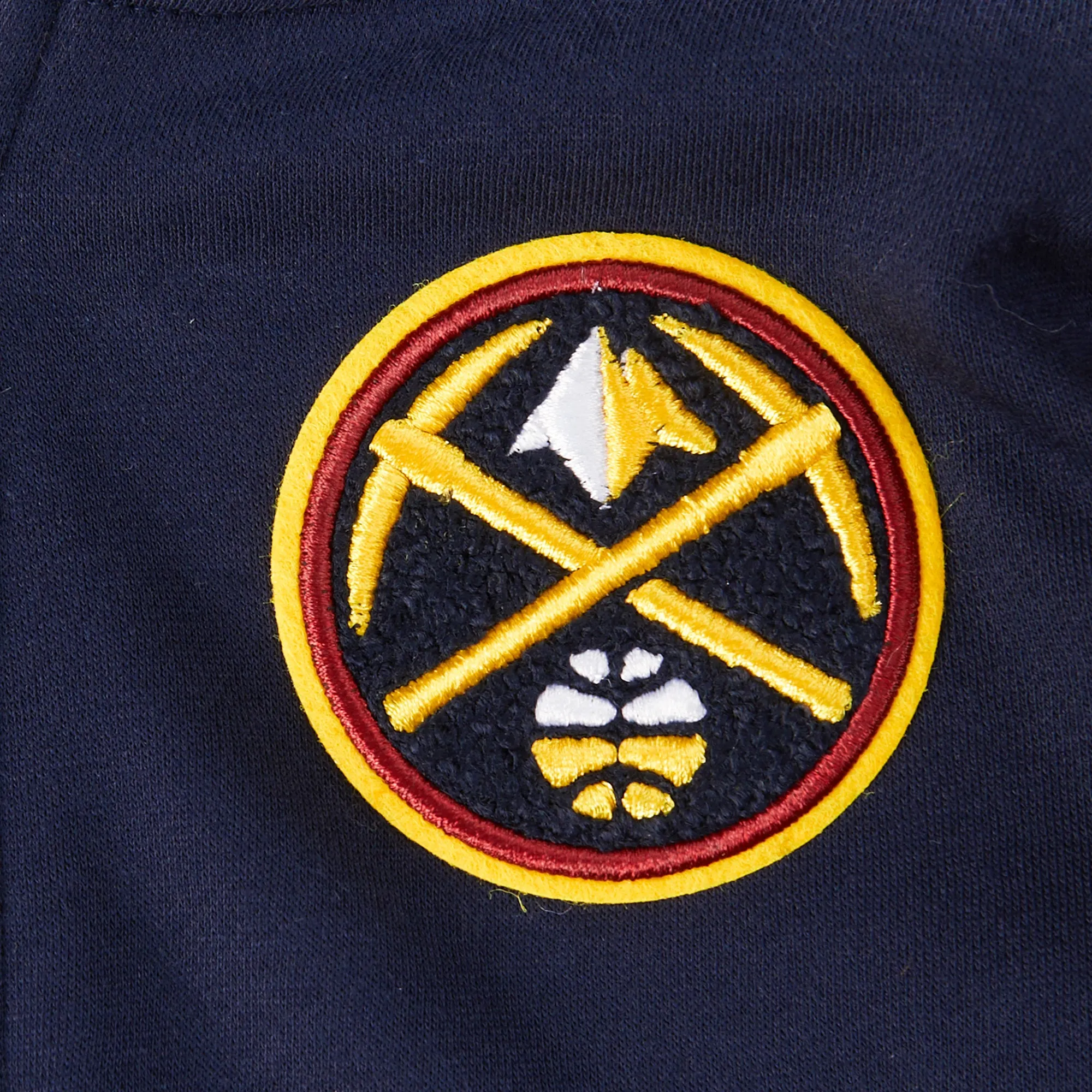 NBA DENVER NUGGETS CLASSIC TODDLER BOYSFLC FZ HOODIE (MIDNIGHT NAVY)