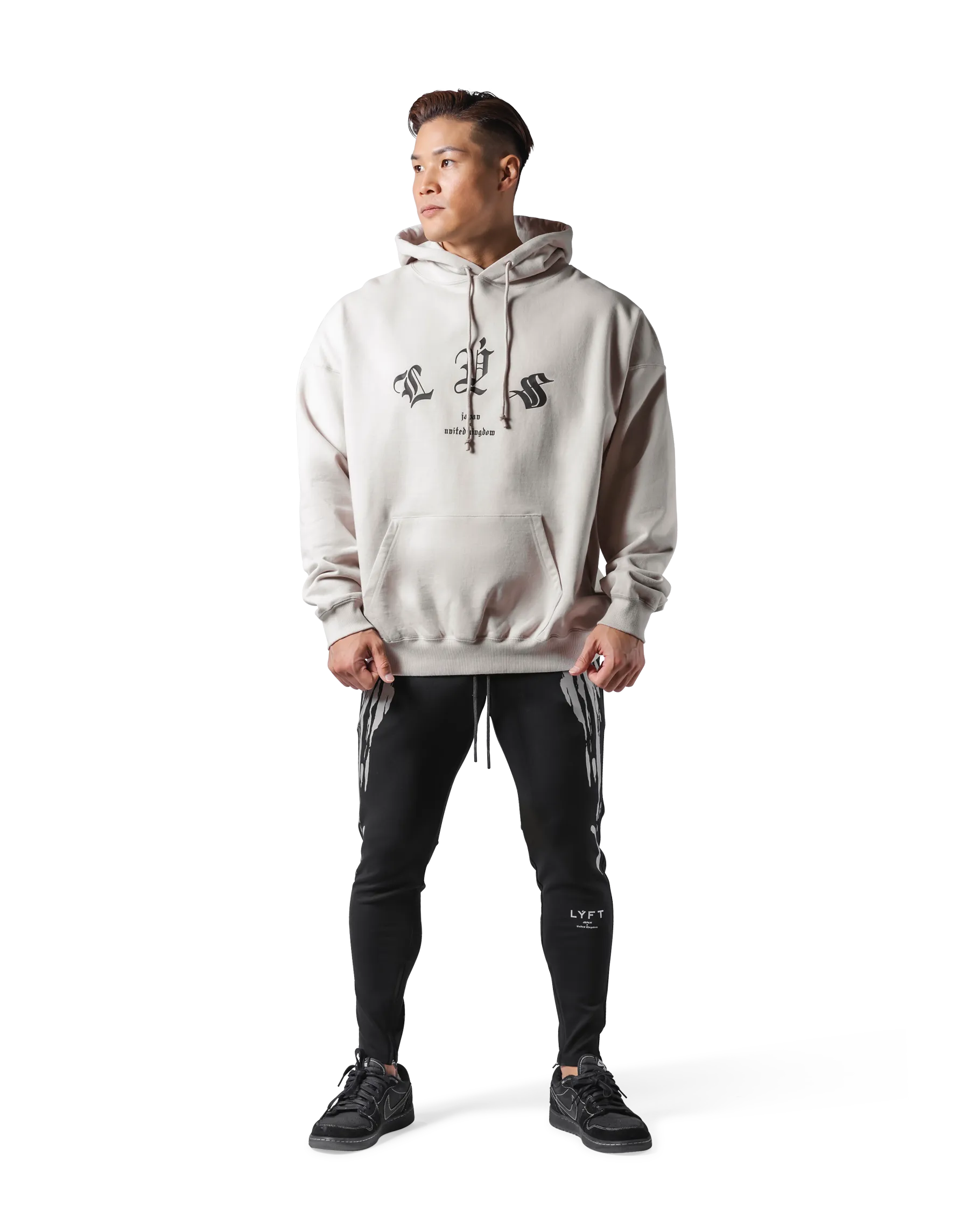 Old English Sweat Hoodie - Ivory