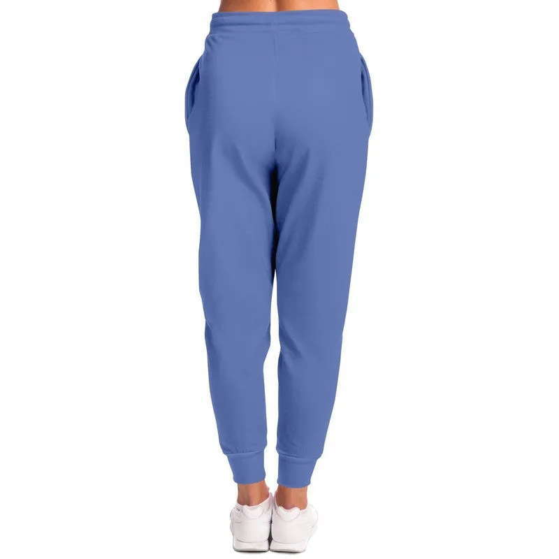 Pastel Blue Joggers | Unisex | with PLUS sizes | Bright Pastel Blue | C60M45Y0K0