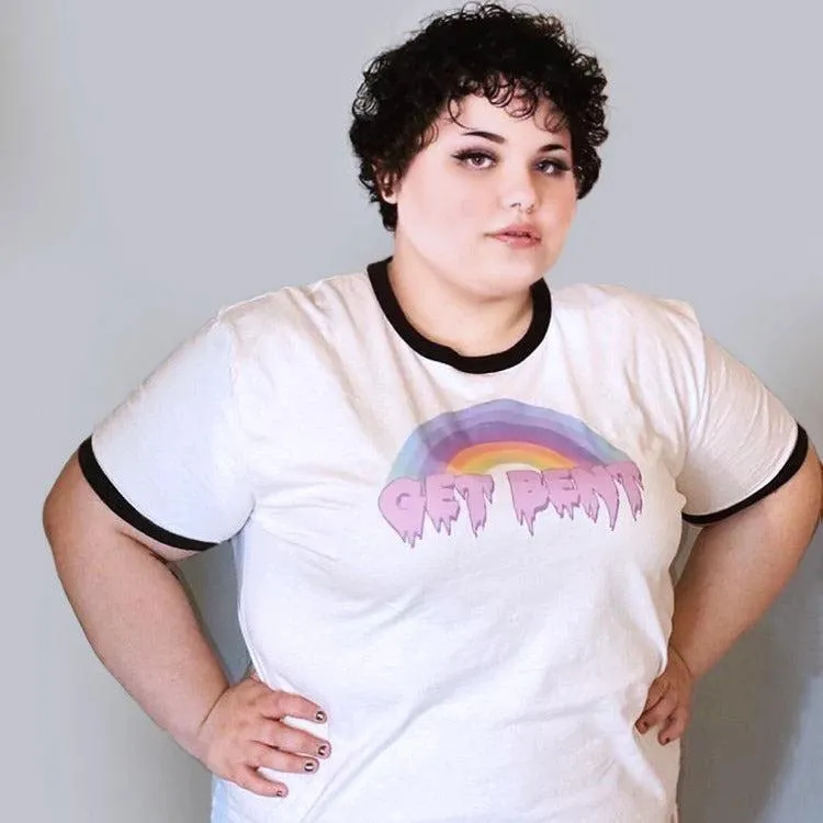 Pastel Get Bent Rainbow Tee