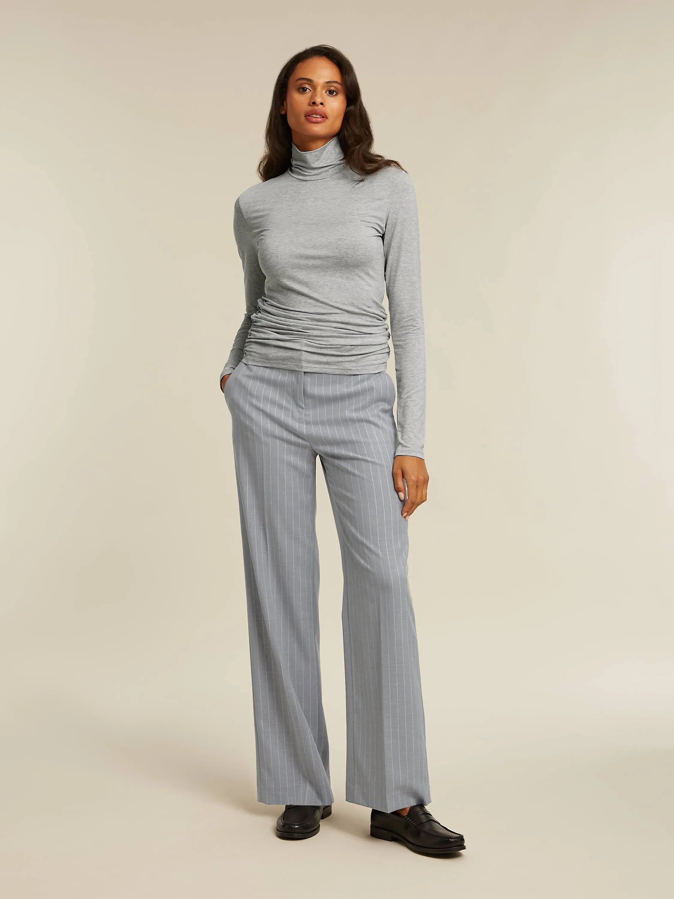 PHOEBE top - Grey heather