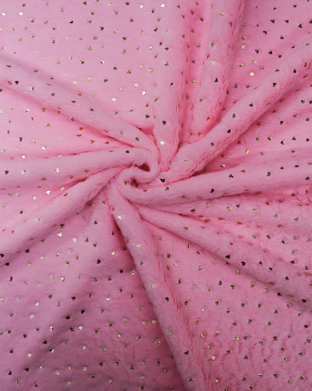 Pink Artificial Fur Fabric