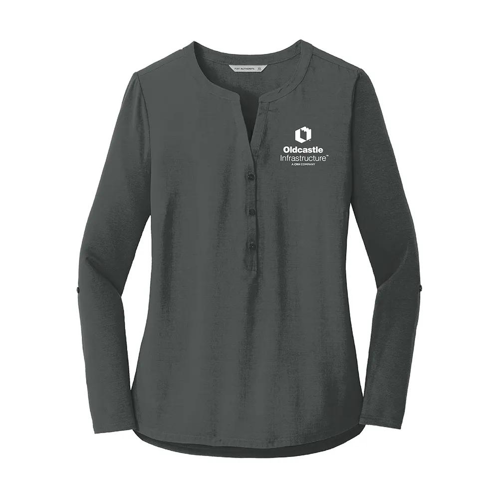 Port Authority® Ladies Concept Henley Tunic