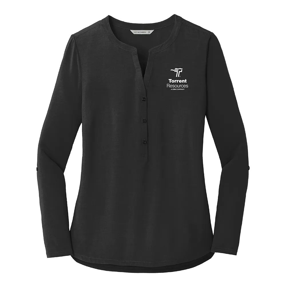 Port Authority® Ladies Concept Henley Tunic