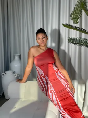PRE ORDER ONLY - Ātaahua One-Shoulder Dress