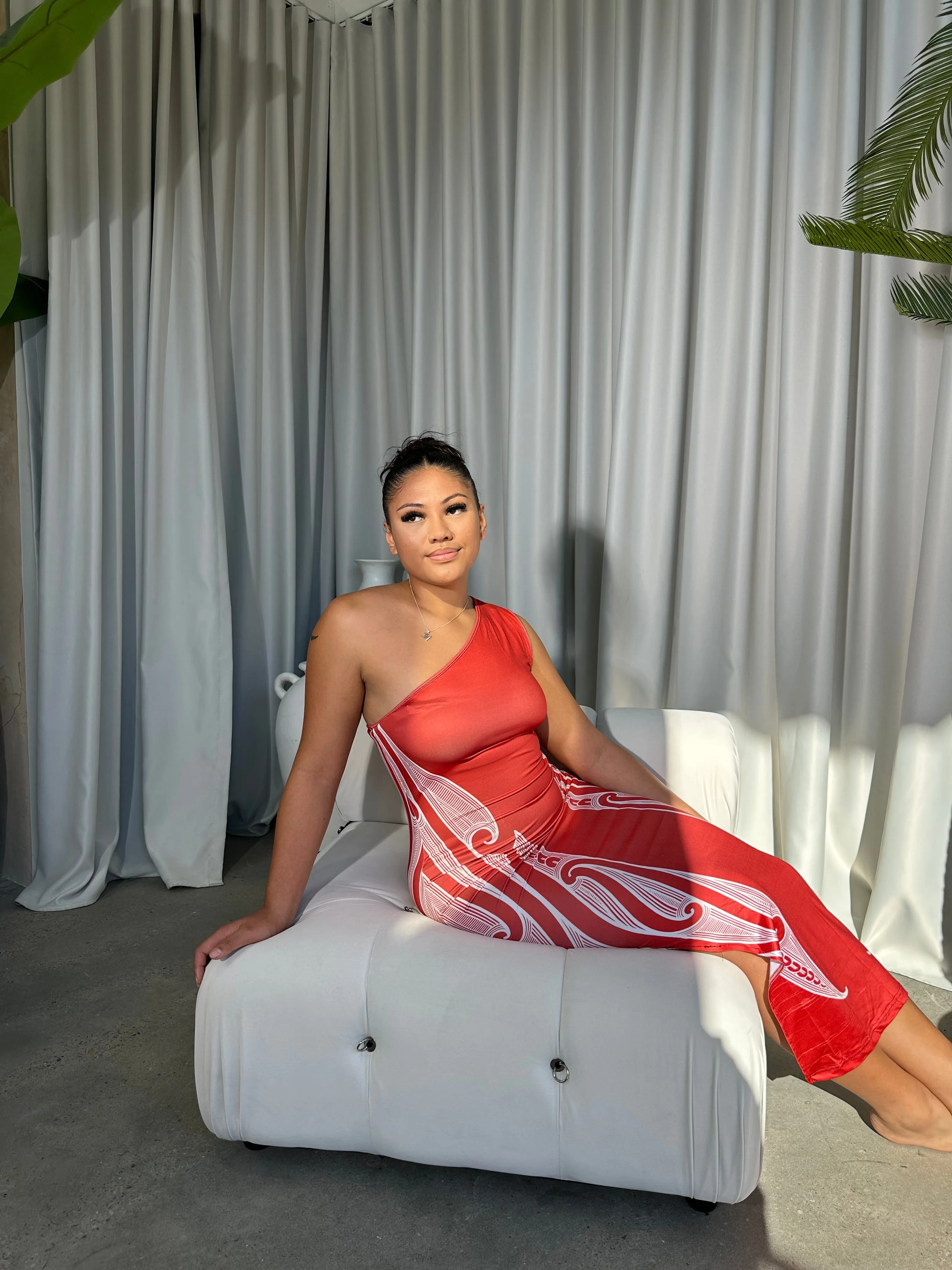 PRE ORDER ONLY - Ātaahua One-Shoulder Dress