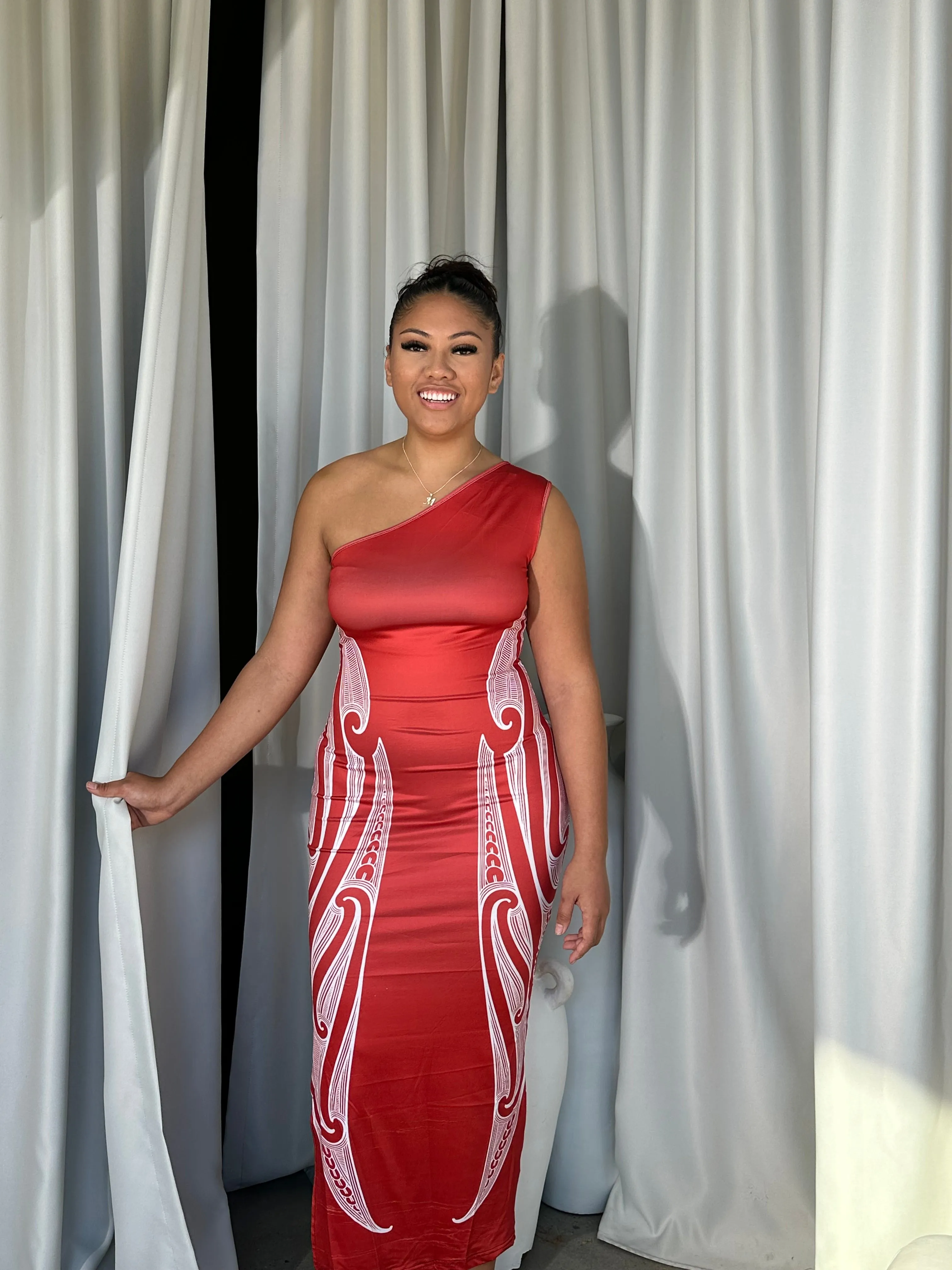PRE ORDER ONLY - Ātaahua One-Shoulder Dress