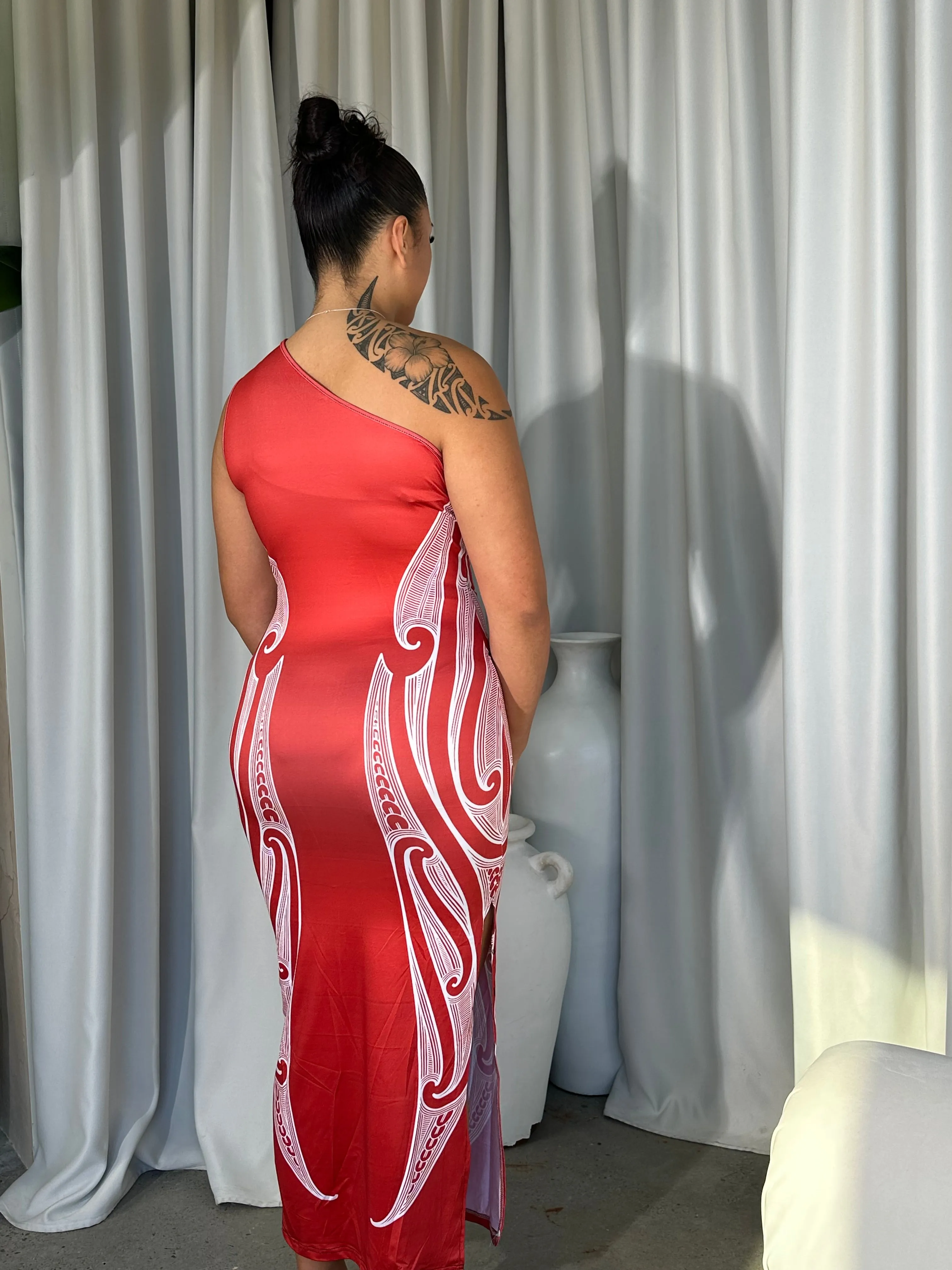 PRE ORDER ONLY - Ātaahua One-Shoulder Dress