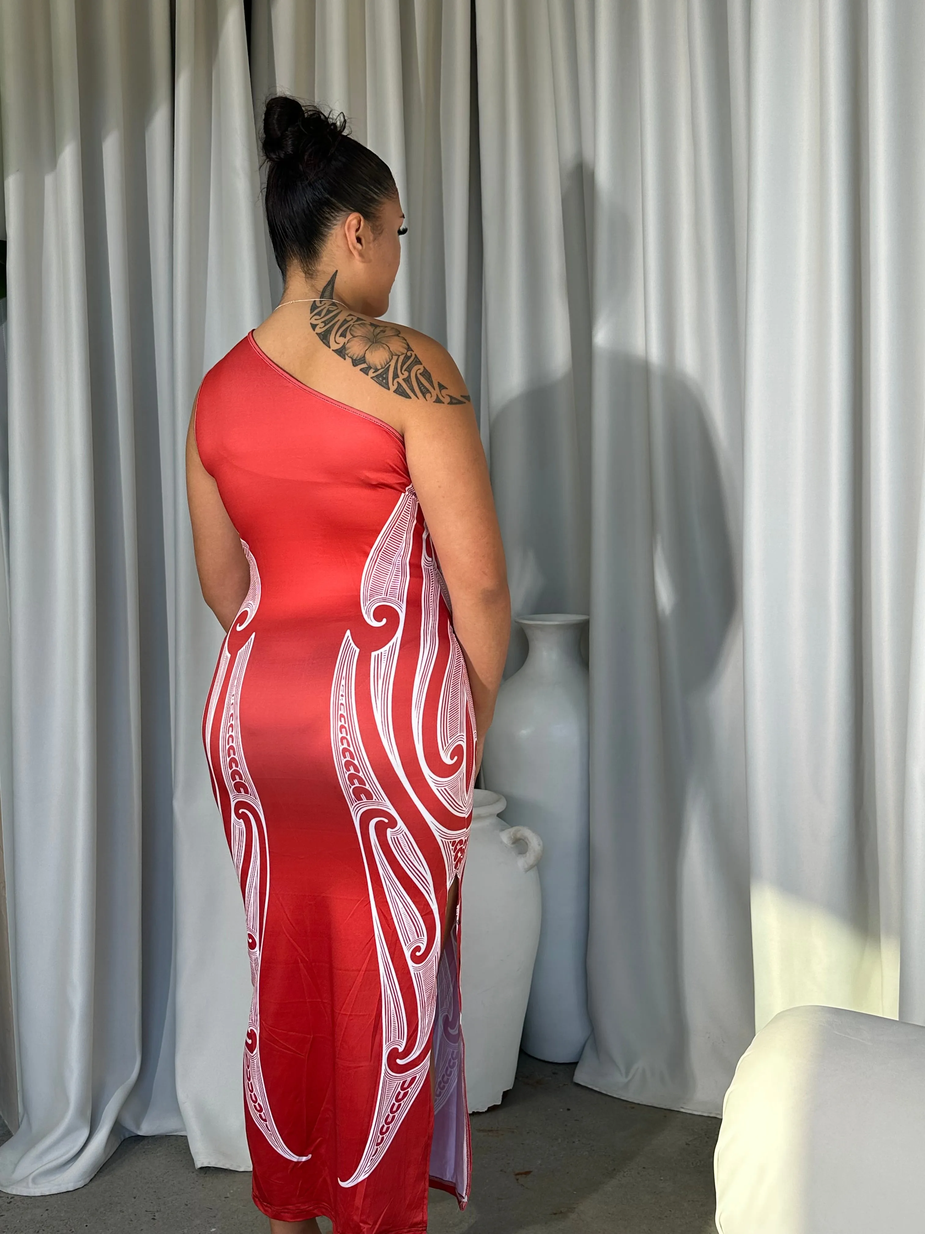 PRE ORDER ONLY - Ātaahua One-Shoulder Dress