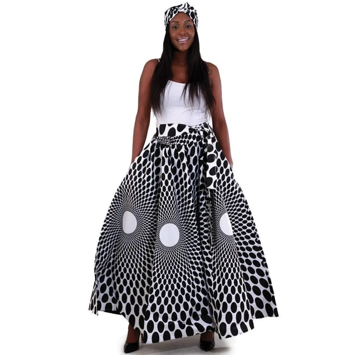 Print Maxi Skirt