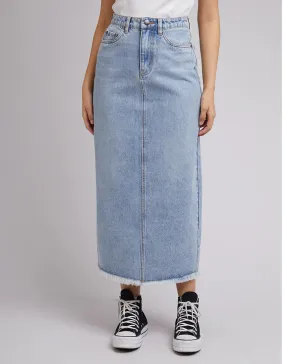 Ray Maxi Skirt Light Blue