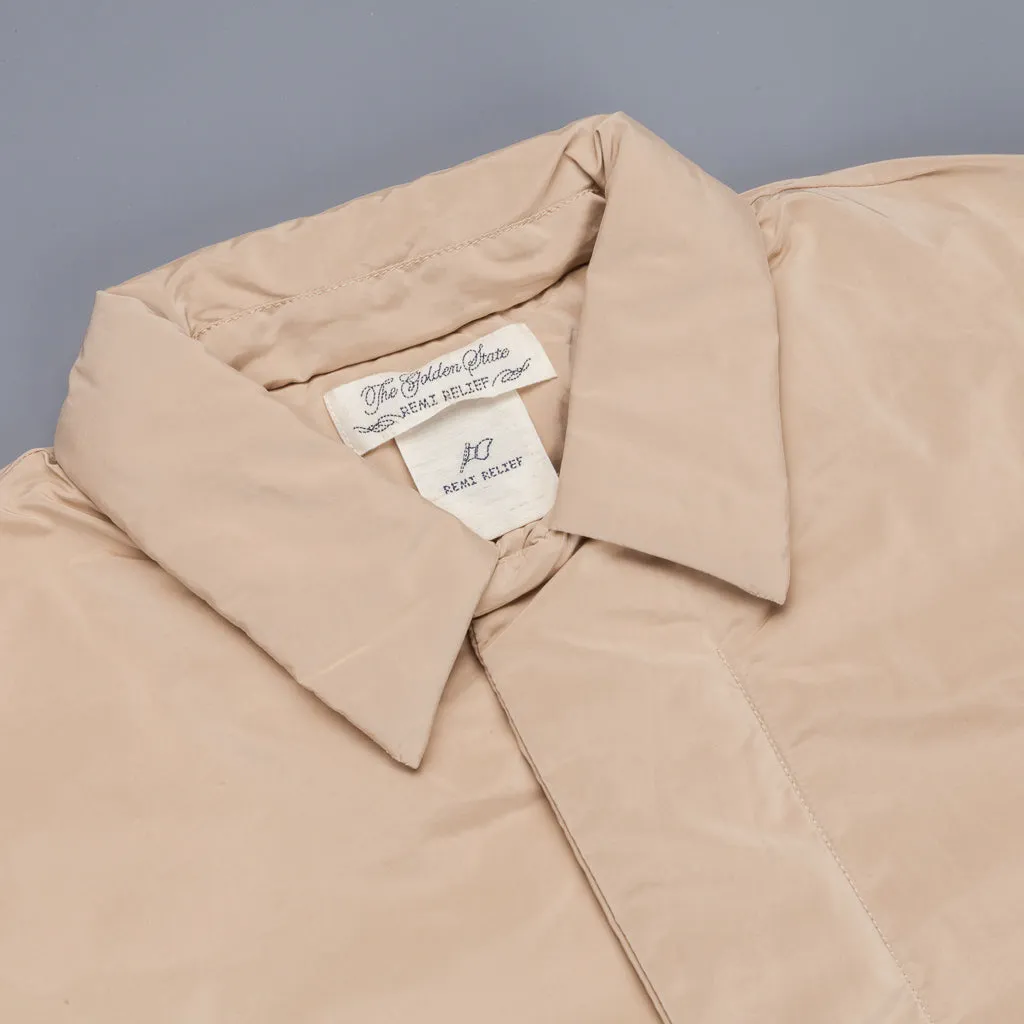 Remi Relief P & N Down Coat in Beige