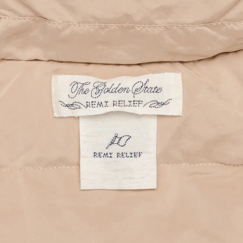 Remi Relief P & N Down Coat in Beige