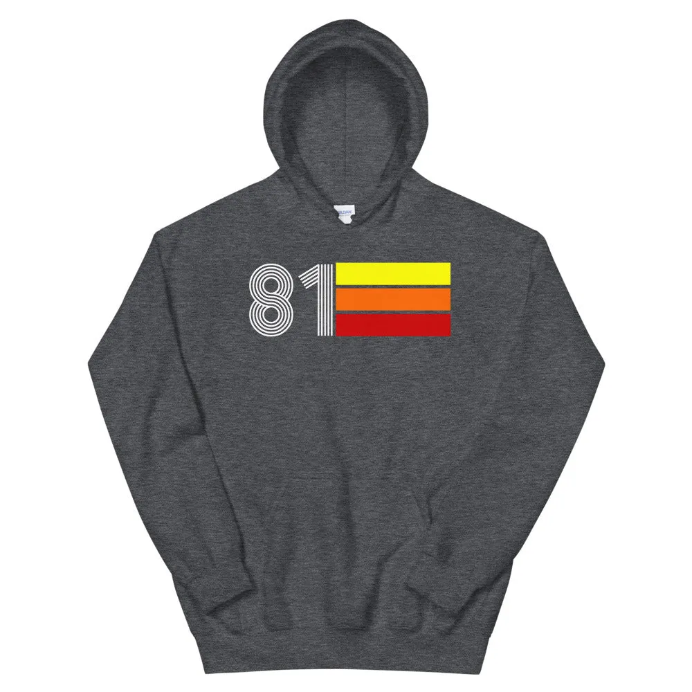 Retro Expo 1981 Men's Women's Unisex Hooded Sweatshirt