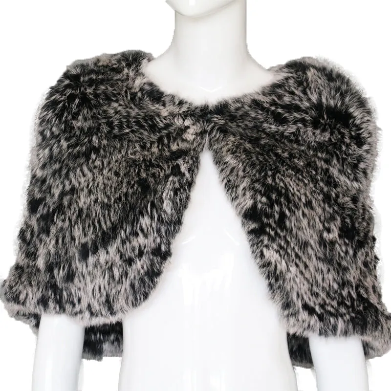 Rex Rabbit Fur Shawl