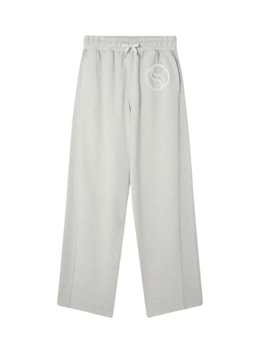 S-Wave Drawstring Joggers (Light Grey Melange)