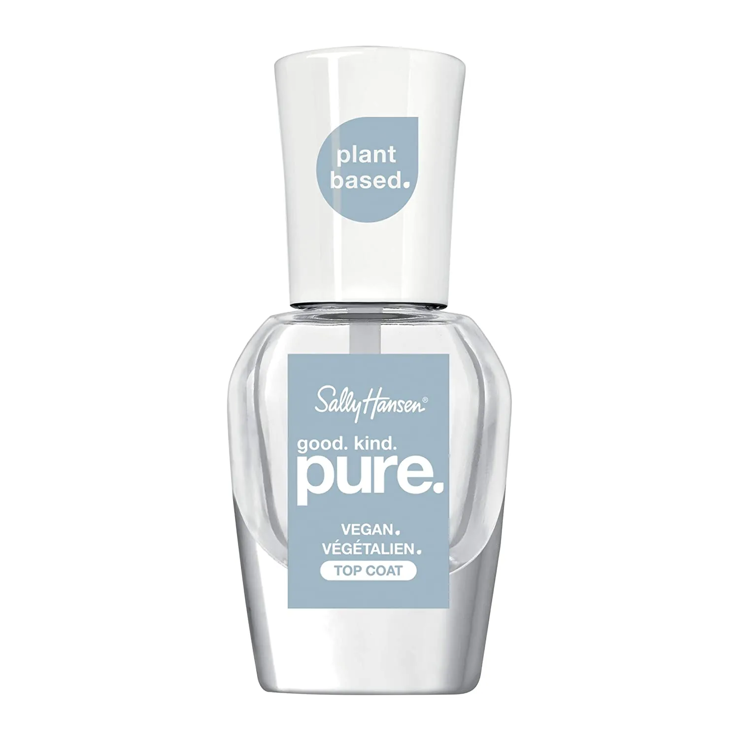 Sally Hansen - Good. Kind. Pure Vegan Nail Polish, Top coat, Packaging May Vary