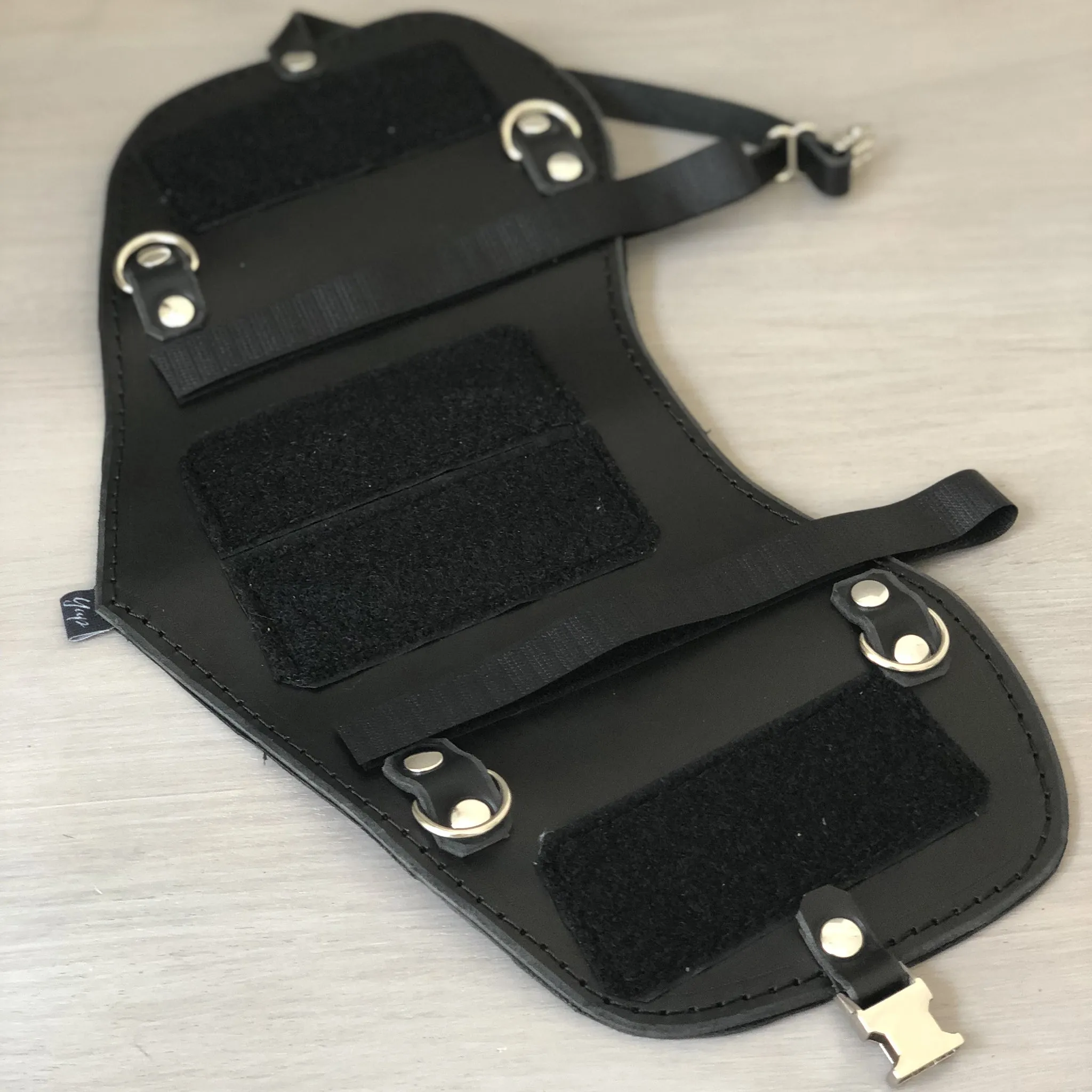 Service Dog Custom Leather Cape for Patches and Bags
