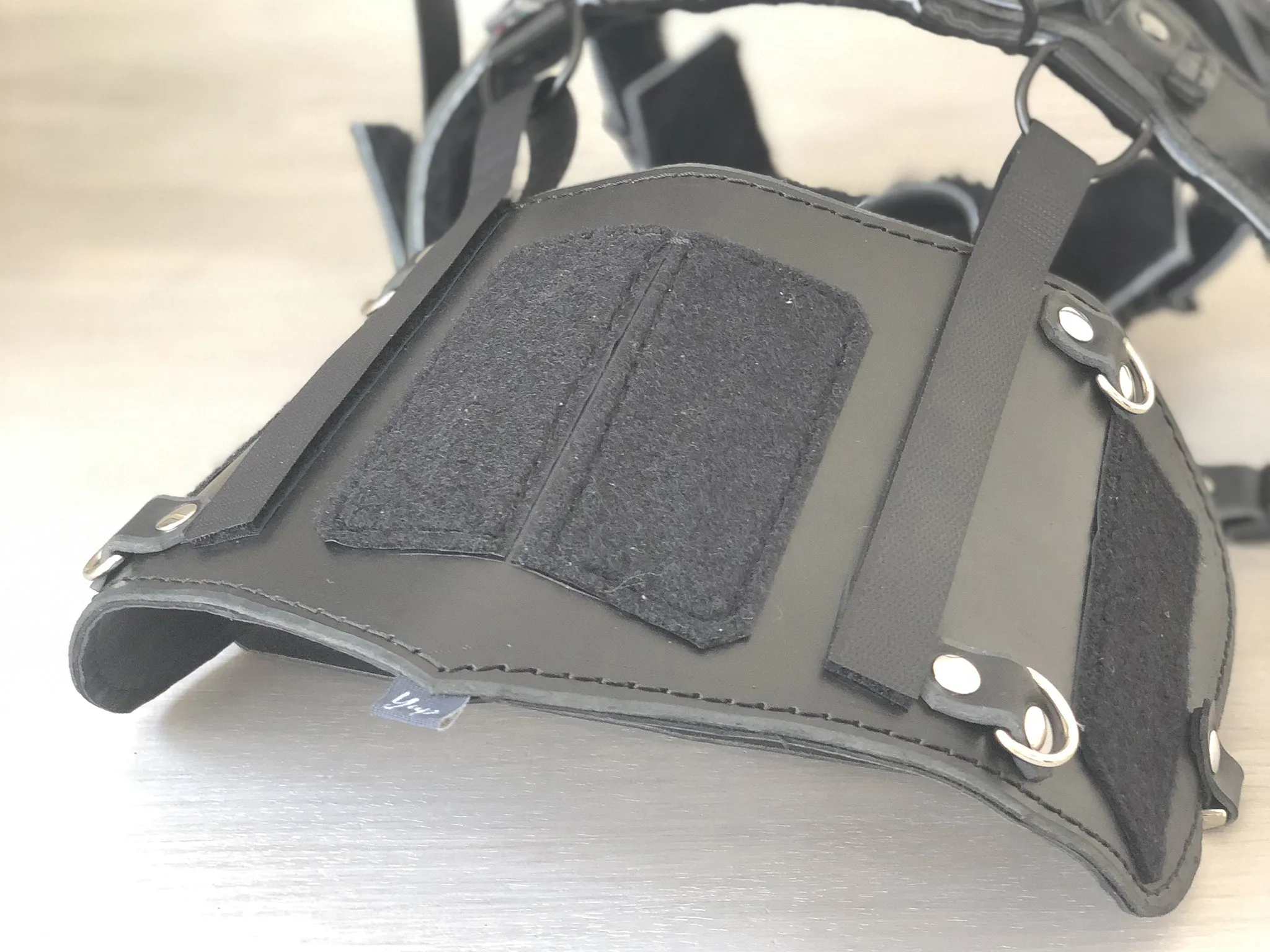Service Dog Custom Leather Cape for Patches and Bags