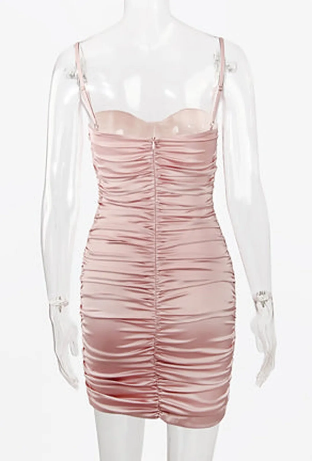 SHANNI - RUCHED MINI DRESS