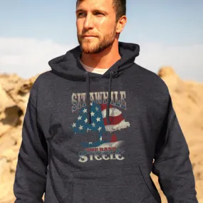 Sit Awhile Flag Hoodie | Unisex