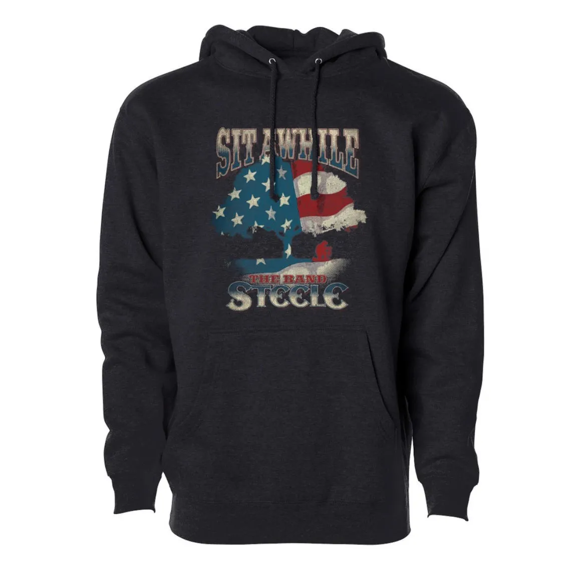 Sit Awhile Flag Hoodie | Unisex