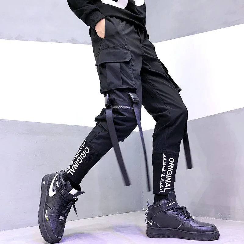 Slim Fit Pencil Strapped Cargo Pants