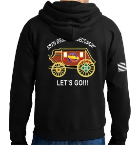 Stagecoach Black Unisex Color Design Hoodie Sweatshirt. This sweatshirt is NOT approved for PT
