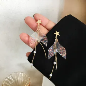 Star Siren       Earrings Kawaii Academia Y2K Cottagecore Coquette Fairycore Dollette Princesscore