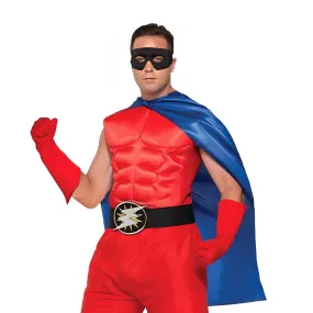 Superhero Blue Costume Cape Adult