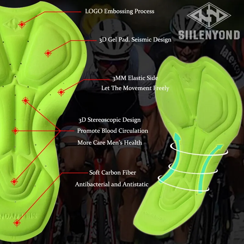 Thermal Siilenyond Quick-Dry Cycling Jersey Sets