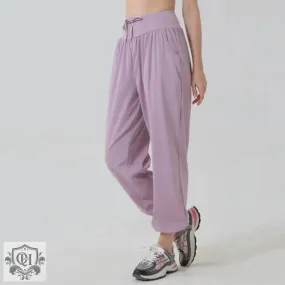 Tie Up Casual Loose Joggers