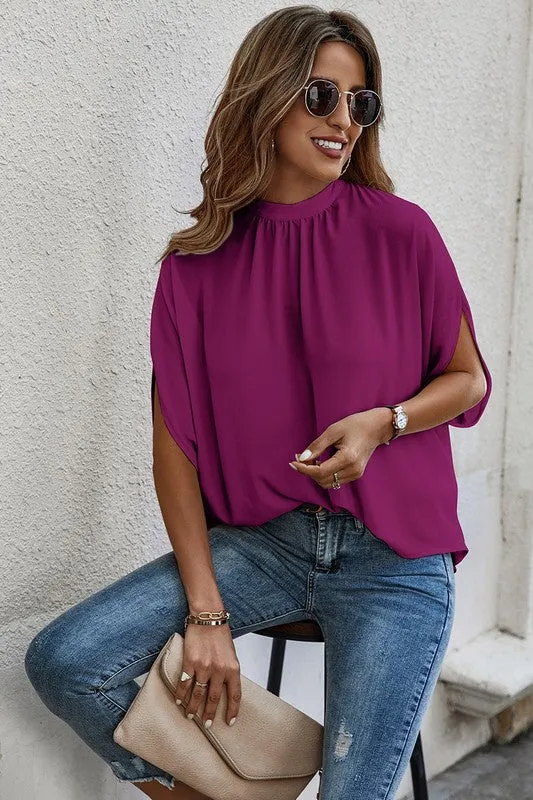 Triana Cape Loose Blouse