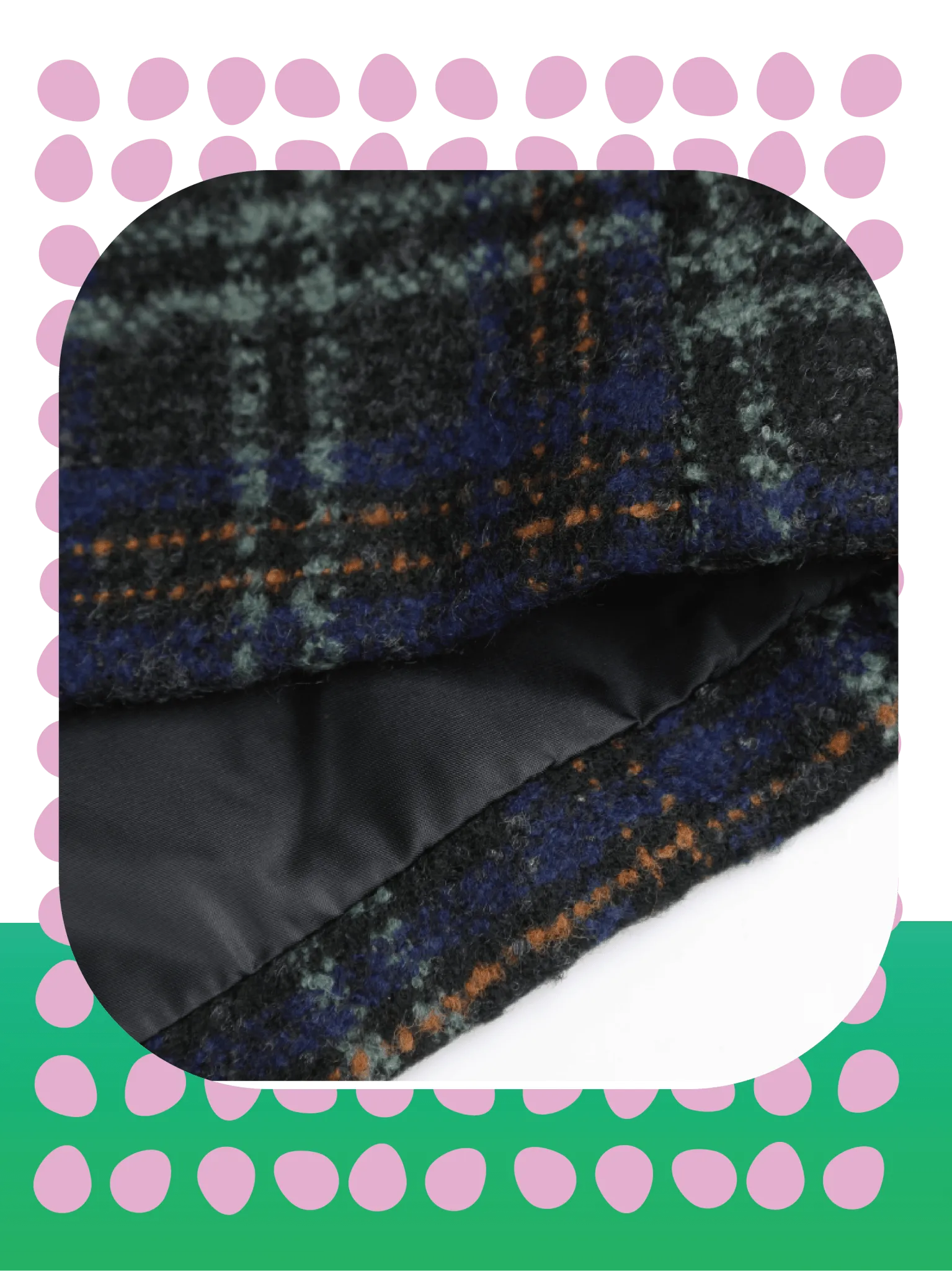 Vintage Check Down Coat