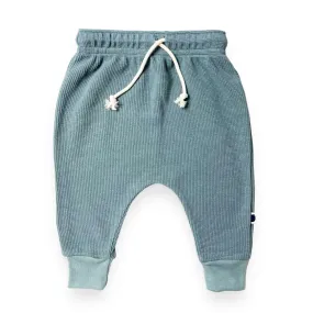 Waffle Harem Pant - Sky Blue