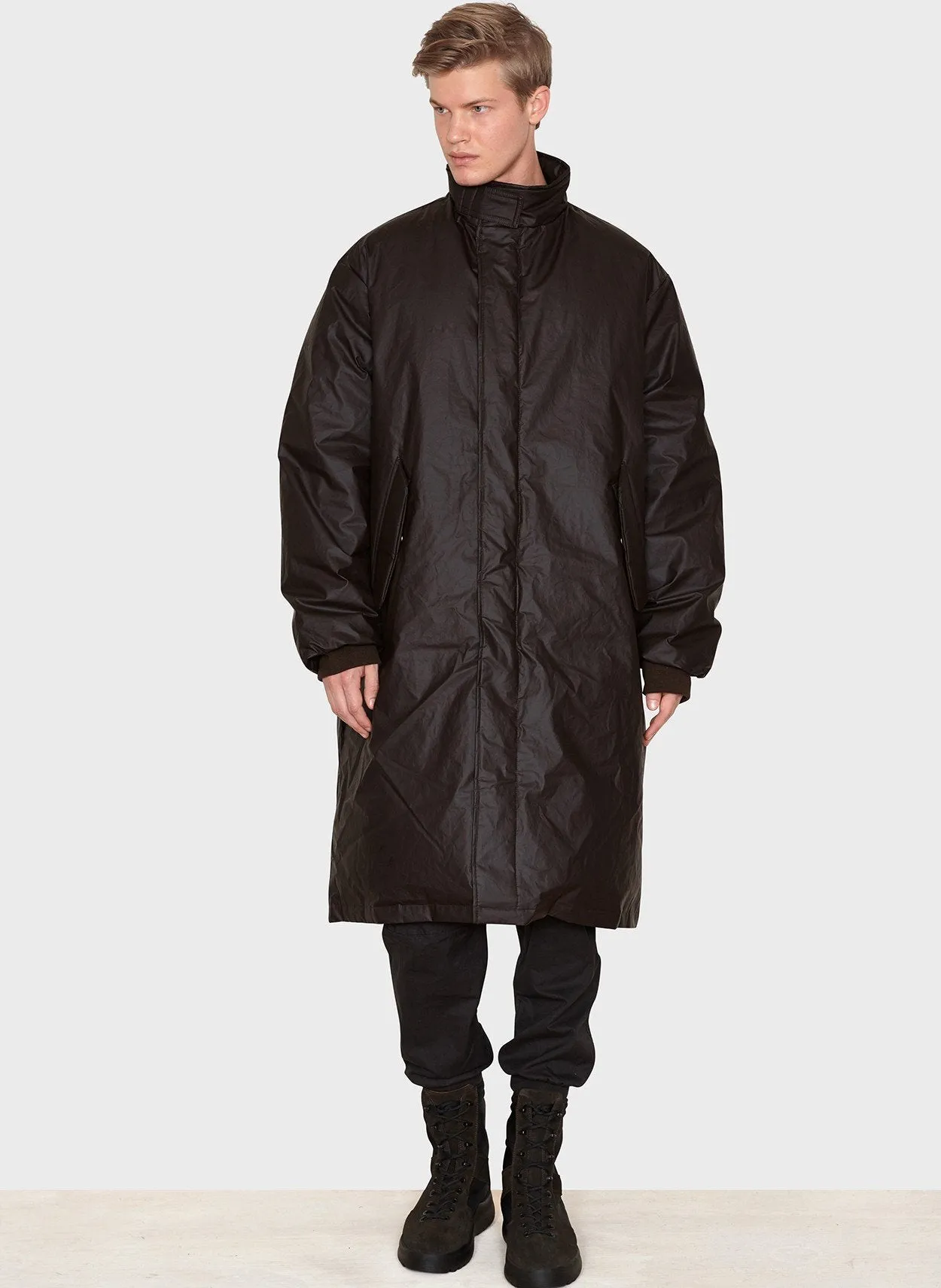 Wax Cotton Down Fill Parka