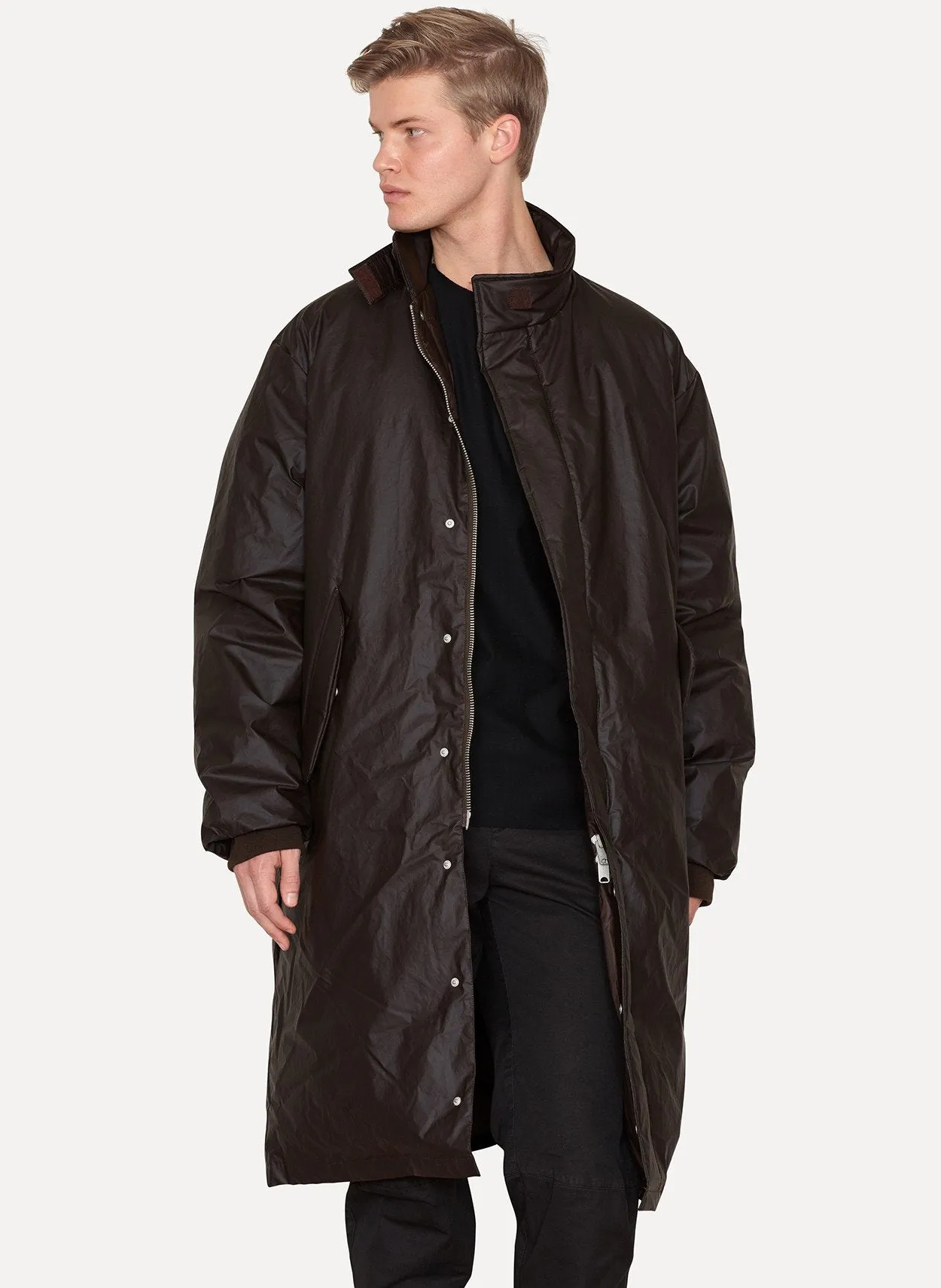 Wax Cotton Down Fill Parka