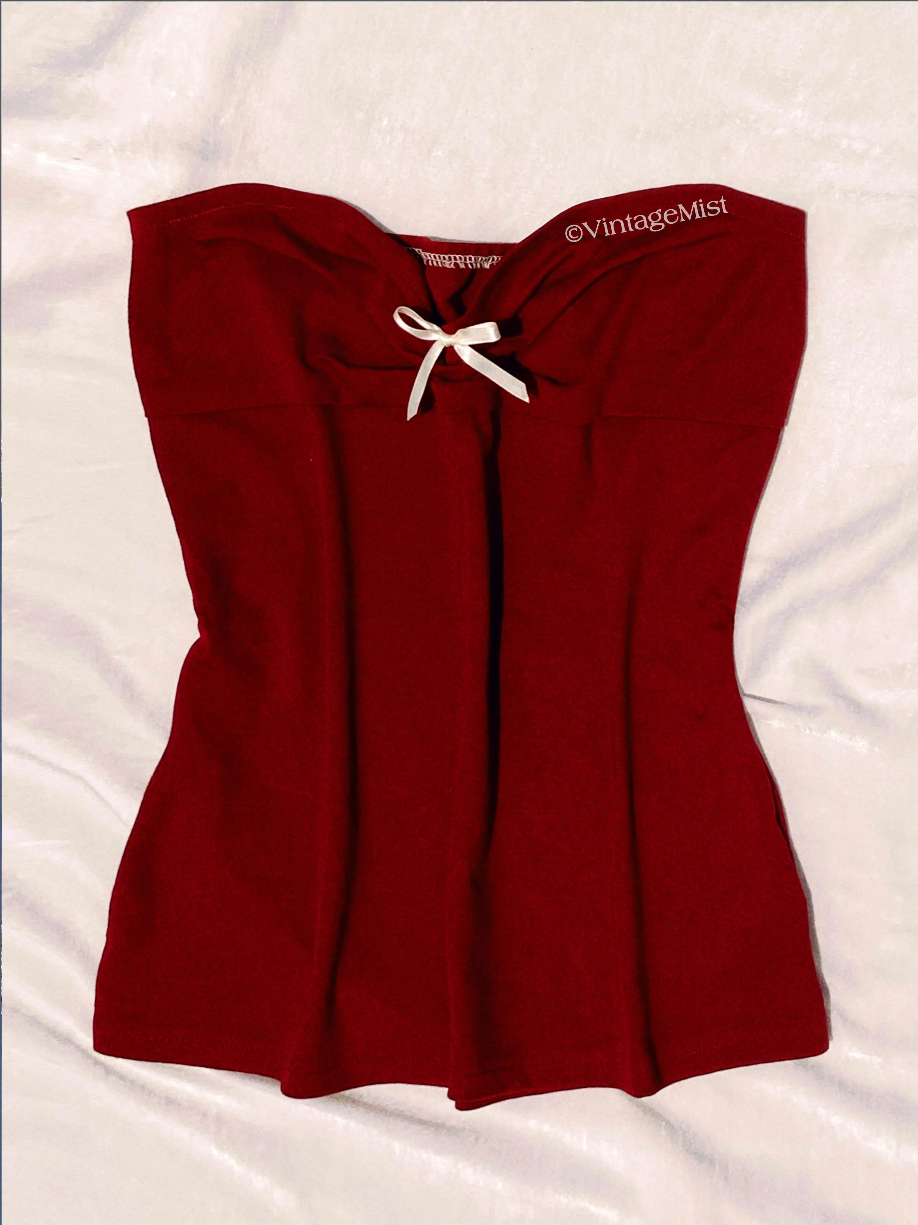 Women's Coquette Aesthetic Tube Top