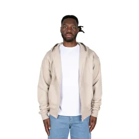 ZIP UP HOODIE - BEIGE