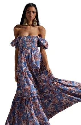 Zuri Gown in Mauve Summer